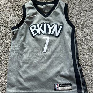 Youth M NIKE Kevin Durant Brooklyn Nets Jersey Grey
